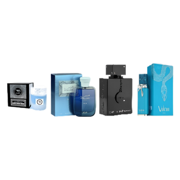 e439abaf-58bf-4c51-999c-90128535e704 10 ML Hawas Ice+10 ML vulcan feu+10 ML Mawj+10 ML Club de nuit